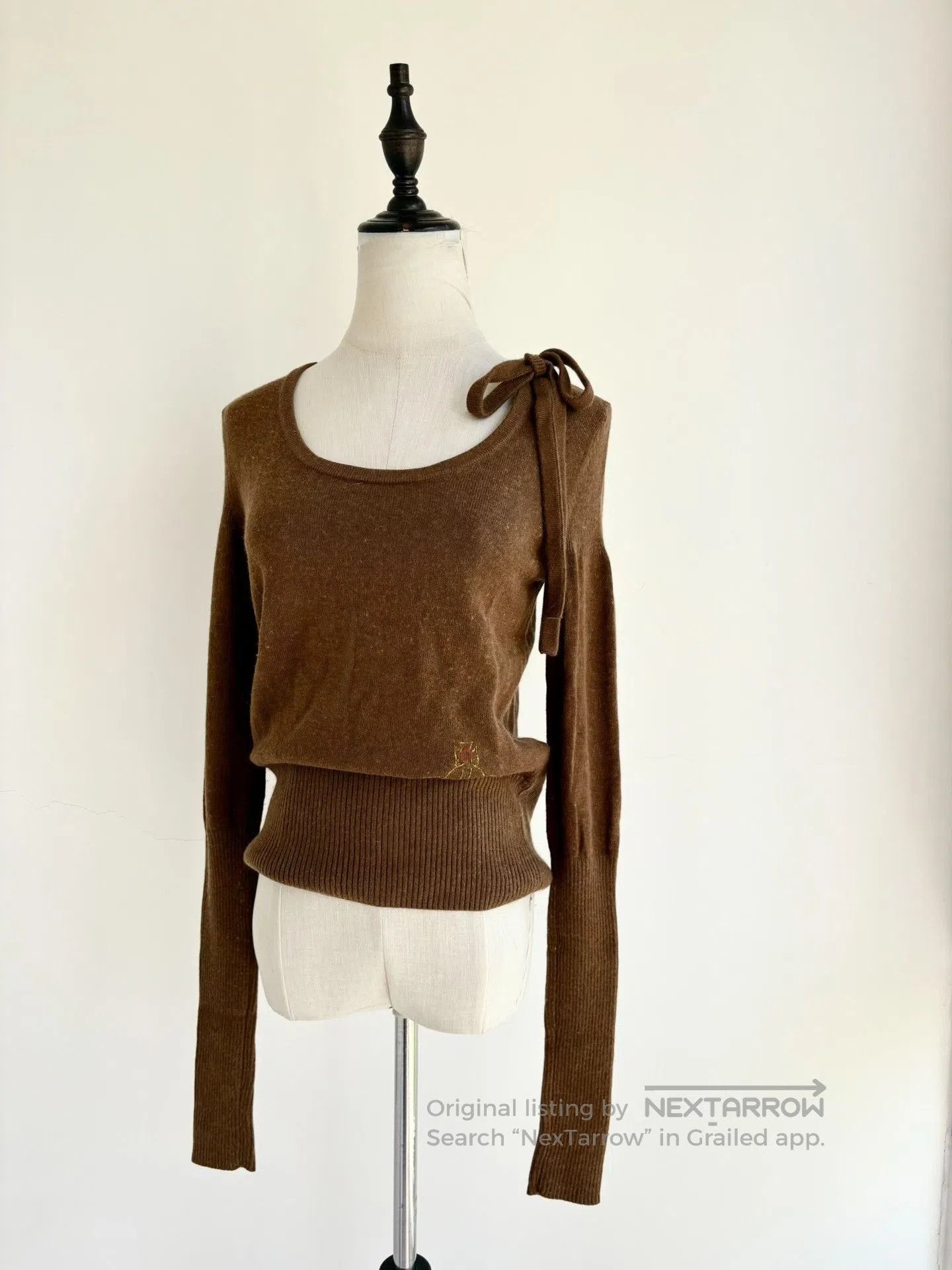 Vivienne Westwood Vivienne Westwood Vintage Brown Saturn Bow Knit. Size M / US 6-8 / IT 42-44 - 2 Thumbnail
