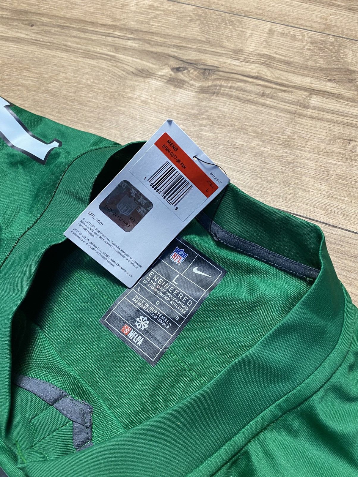 Nike Nike Jalen Hurts Eagles Kelly Green Jersey Size L Size US L / EU 52-54 / 3 - 4 Thumbnail