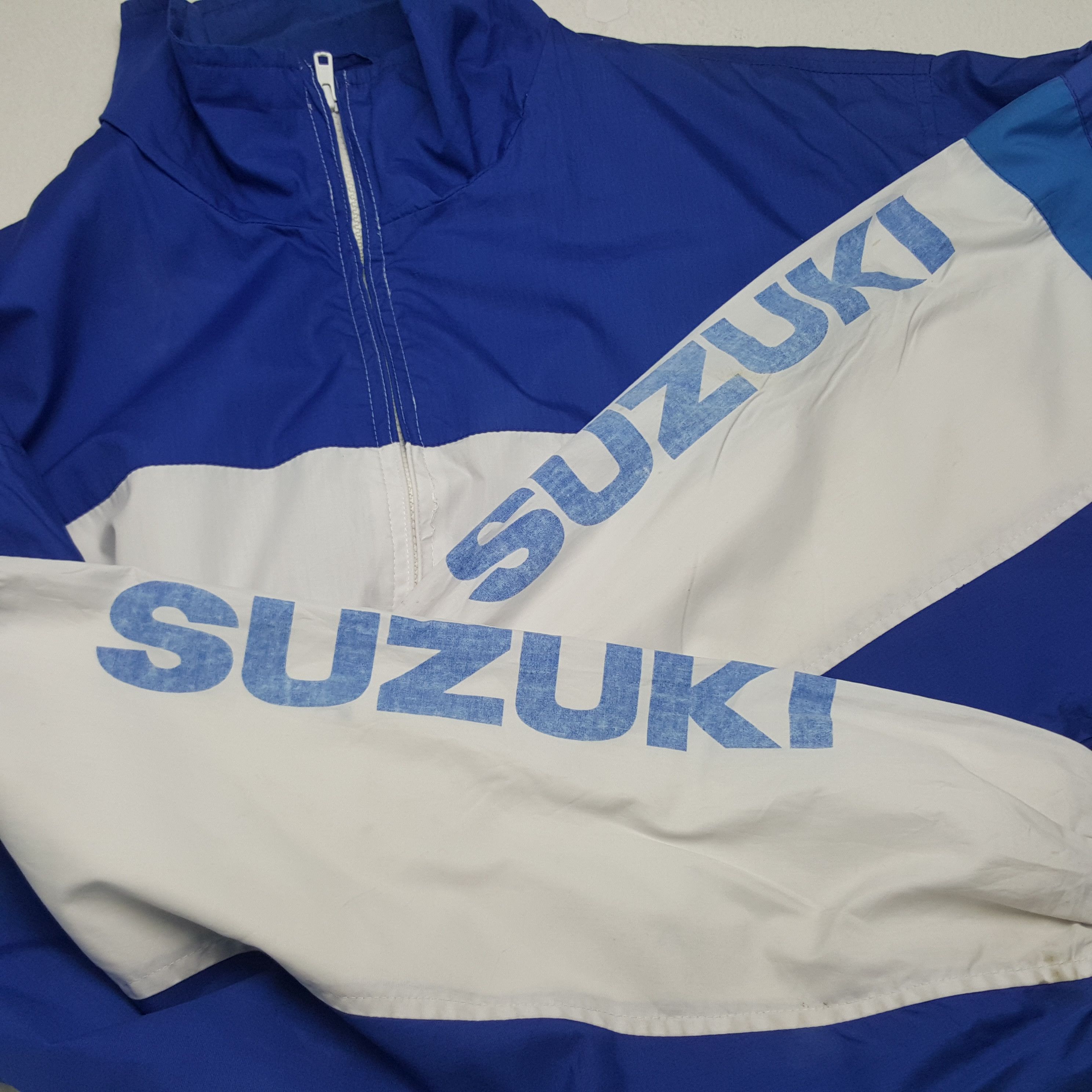 Japanese Brand × Vintage Vintage Team Suzuki Racing Windbreaker Sport Jacket Size US XL / EU 56 / 4 - 10 Thumbnail
