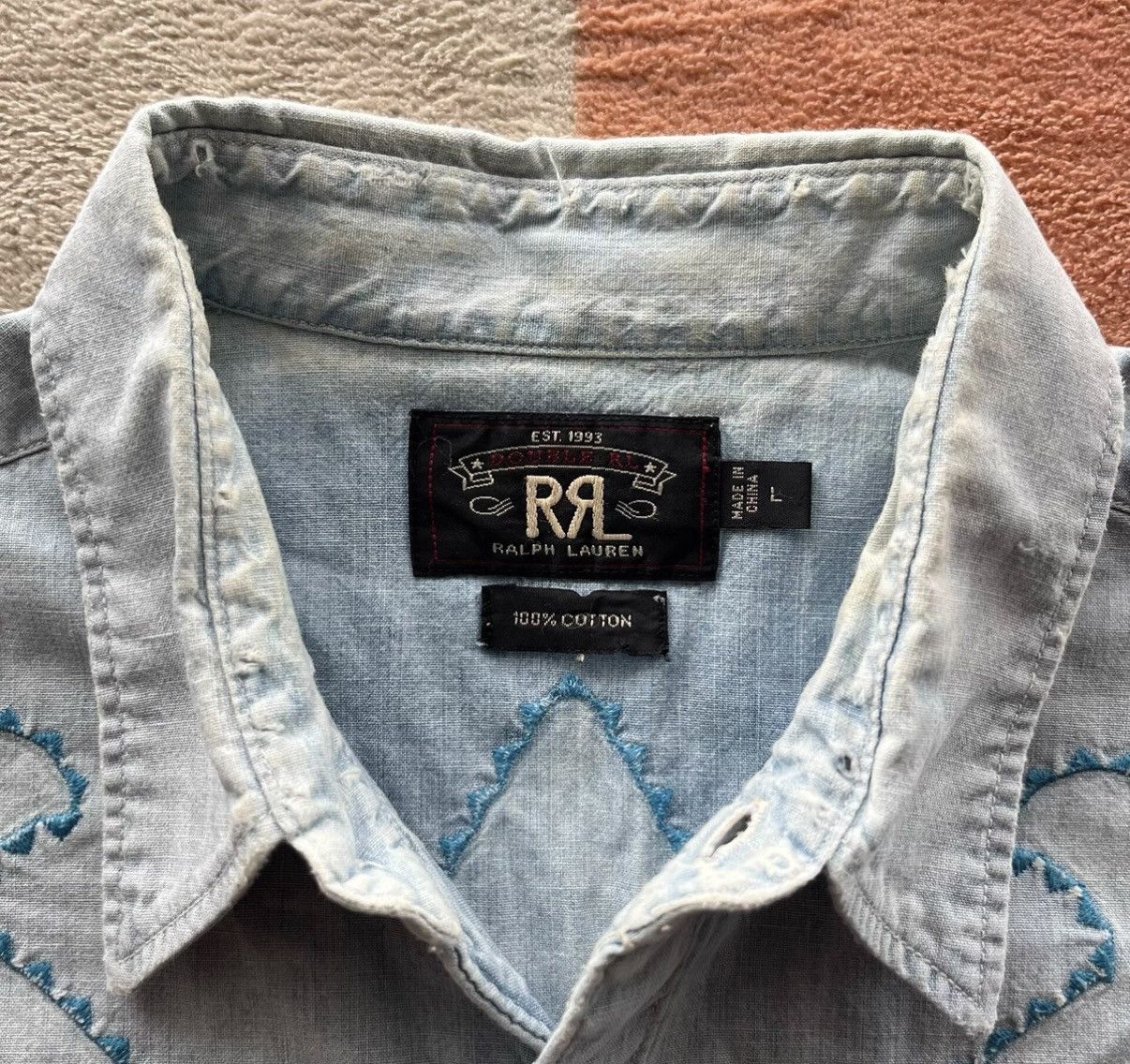 Ralph Lauren Western Shirt - Ralph Lauren K22 Size US L / EU 52-54 / 3 - 4 Thumbnail