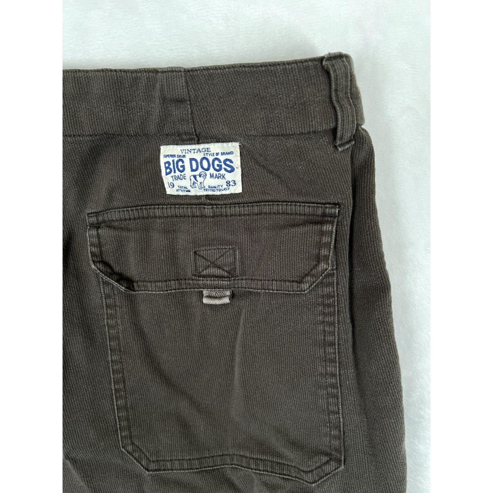 Big Dogs VINTAGE Big Dogs Cargo Shorts Mens 36 Brown Cotton Canvas Utility Y2K READ Size US 36 / EU 52 - 6 Thumbnail