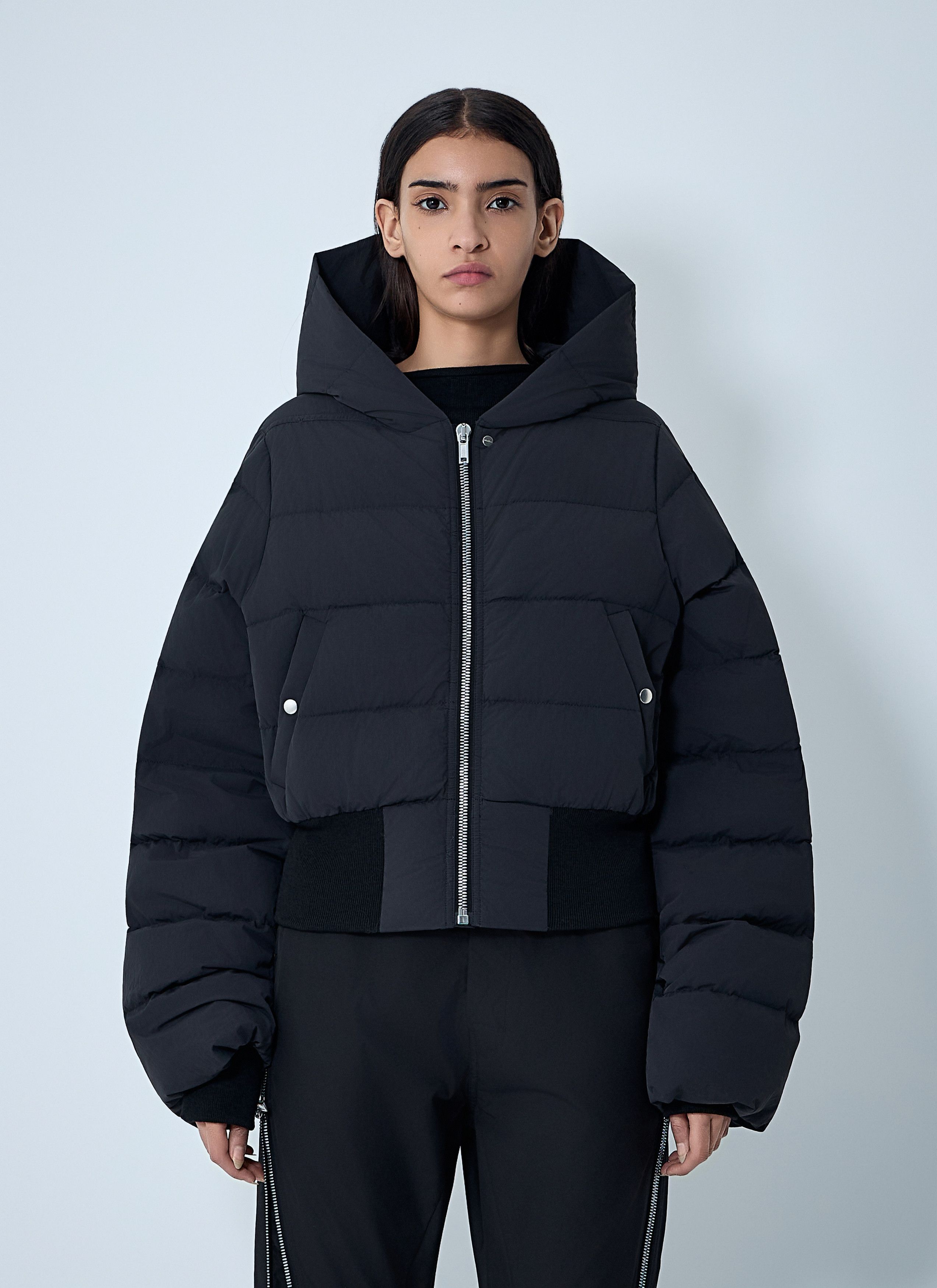 Rick Owens Hooded Down Jacket Size M / US 6-8 / IT 42-44 - 1 Thumbnail