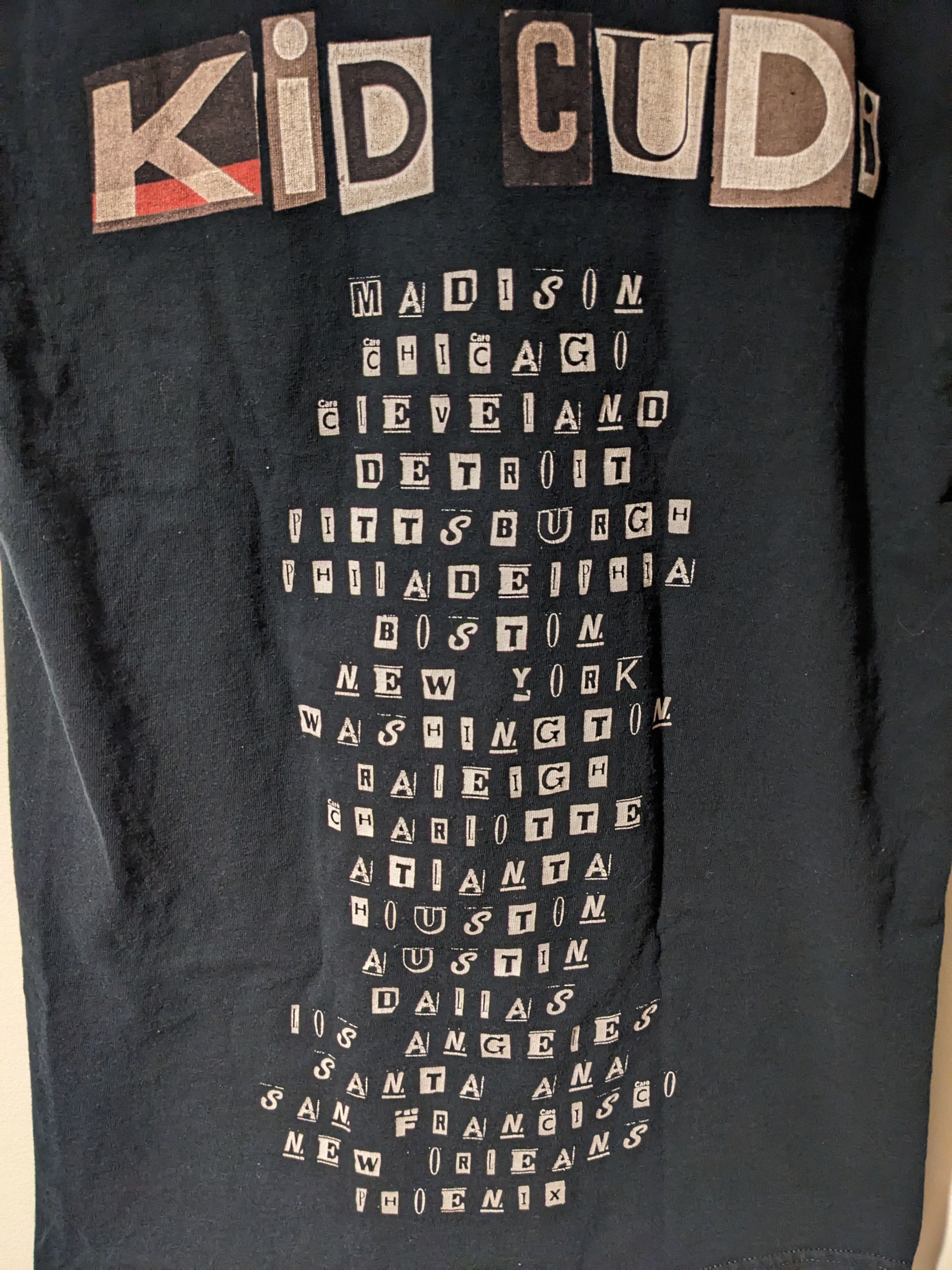Kid Cudi × Vintage Vintage 2015 Kid Cudi Confused Tour Black Small T-Shirt Size US S / EU 44-46 / 1 - 6 Thumbnail
