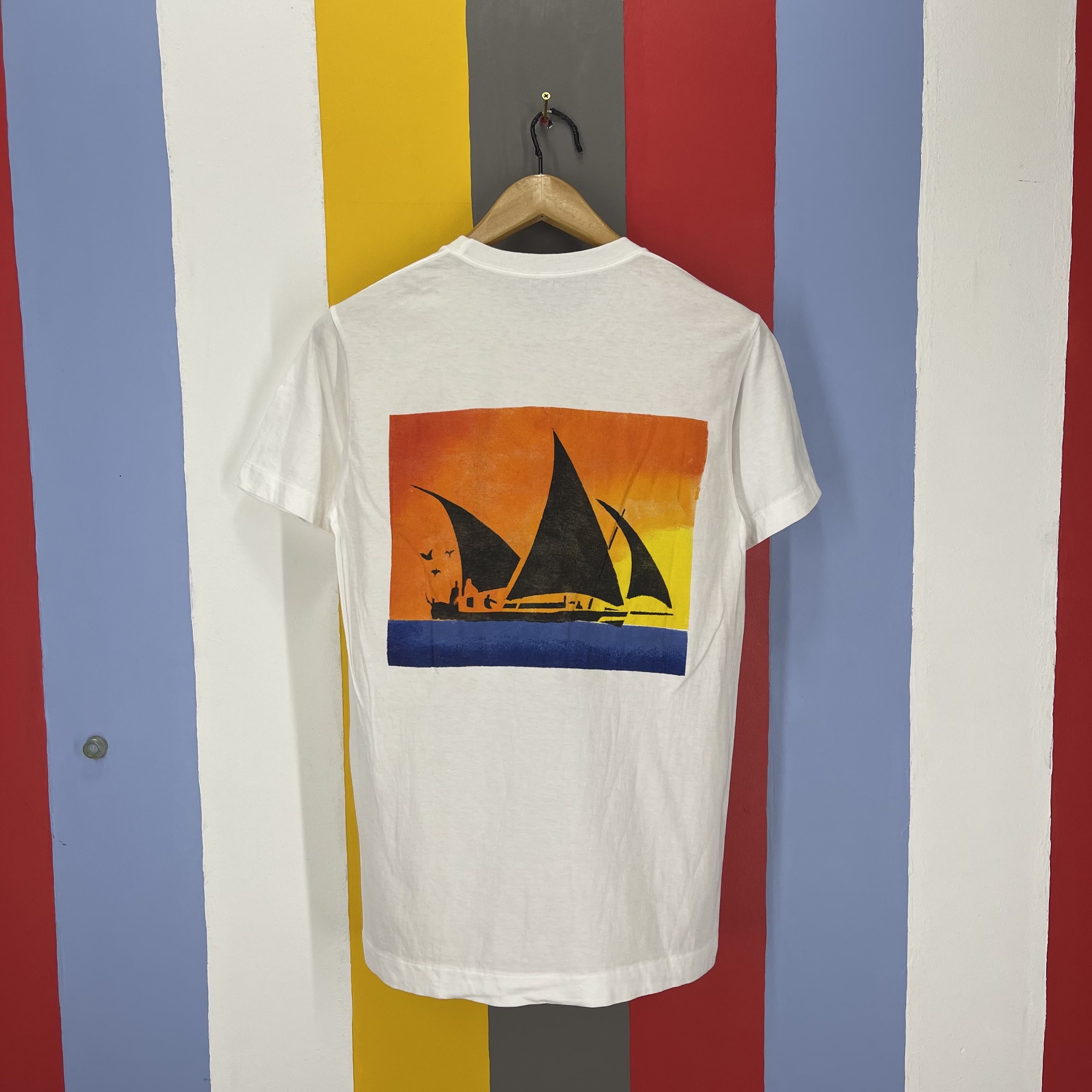 Vintage 90s Vintage MALDIVES Crew Neck T Shirt #1743/07 Size US S / EU 44-46 / 1 - 1 Thumbnail
