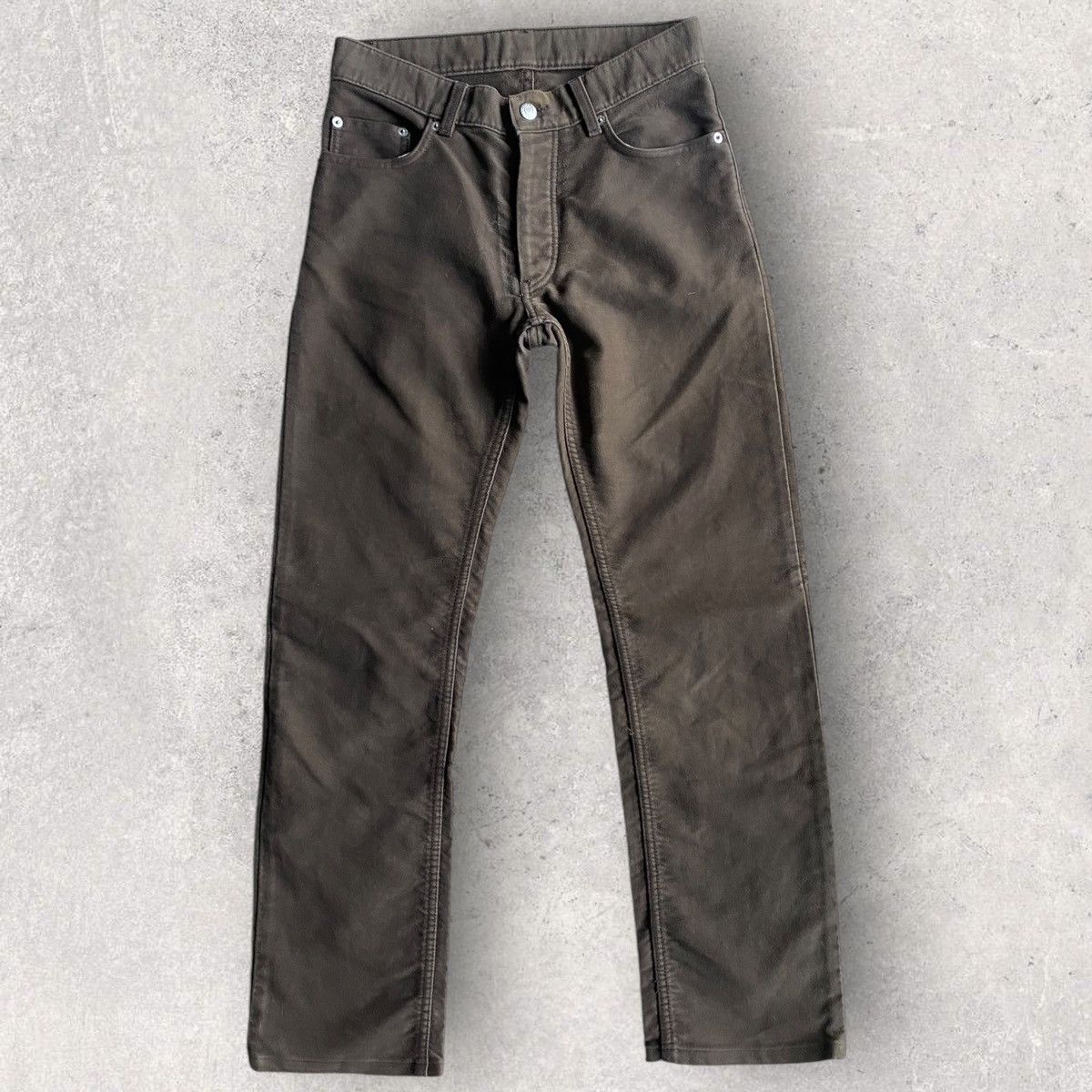 Helmut Lang Archive 1999 Moleskin Pants Size US 28 / EU 44 - 1 Thumbnail