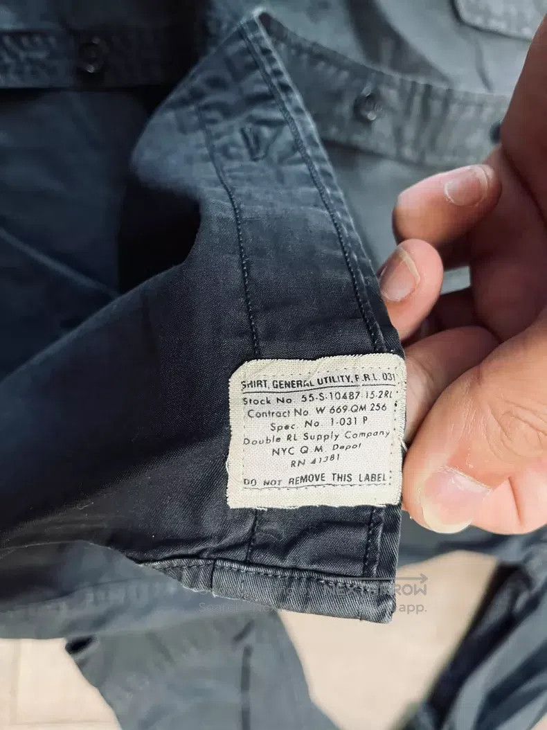 RRL Ralph Lauren RRL Ralph Lauren Black workwear double pocket military sty Size US L / EU 52-54 / 3 - 5 Thumbnail