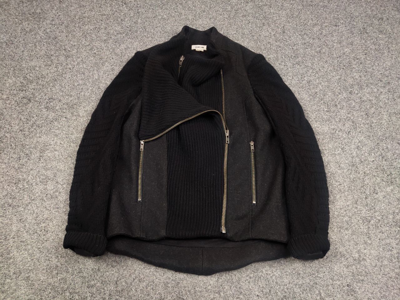 Helmut Lang Helmut Lang Asymmetric combined knit fabric Womens jacket Size S / US 4 / IT 40 - 3 Thumbnail