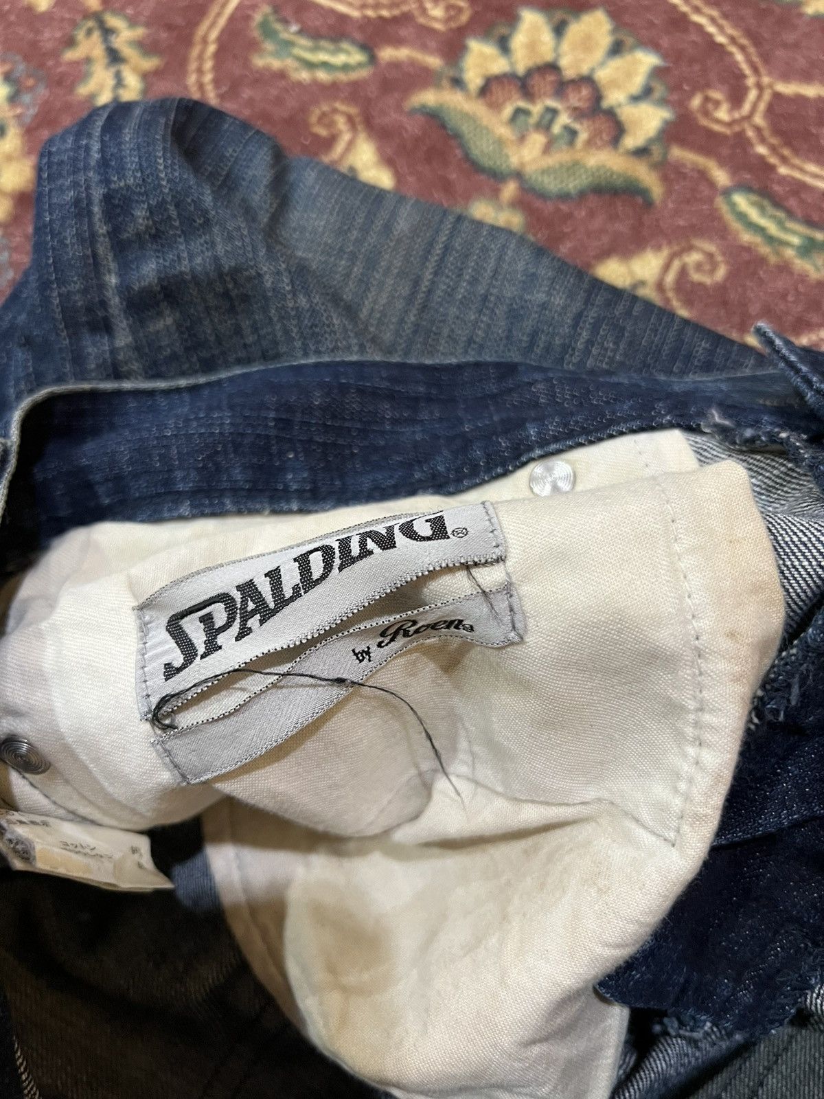Japanese Brand Vintage Roen X Spalding Short Jean Size US 30 / EU 46 - 13 Thumbnail