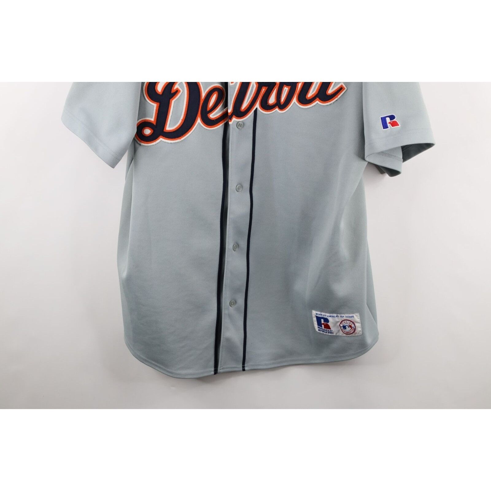 Russell Athletic × Vintage Vintage 90s Russell Athletic Detroit Tigers Baseball Jersey Size US XXL / EU 58 / 5 - 3 Thumbnail