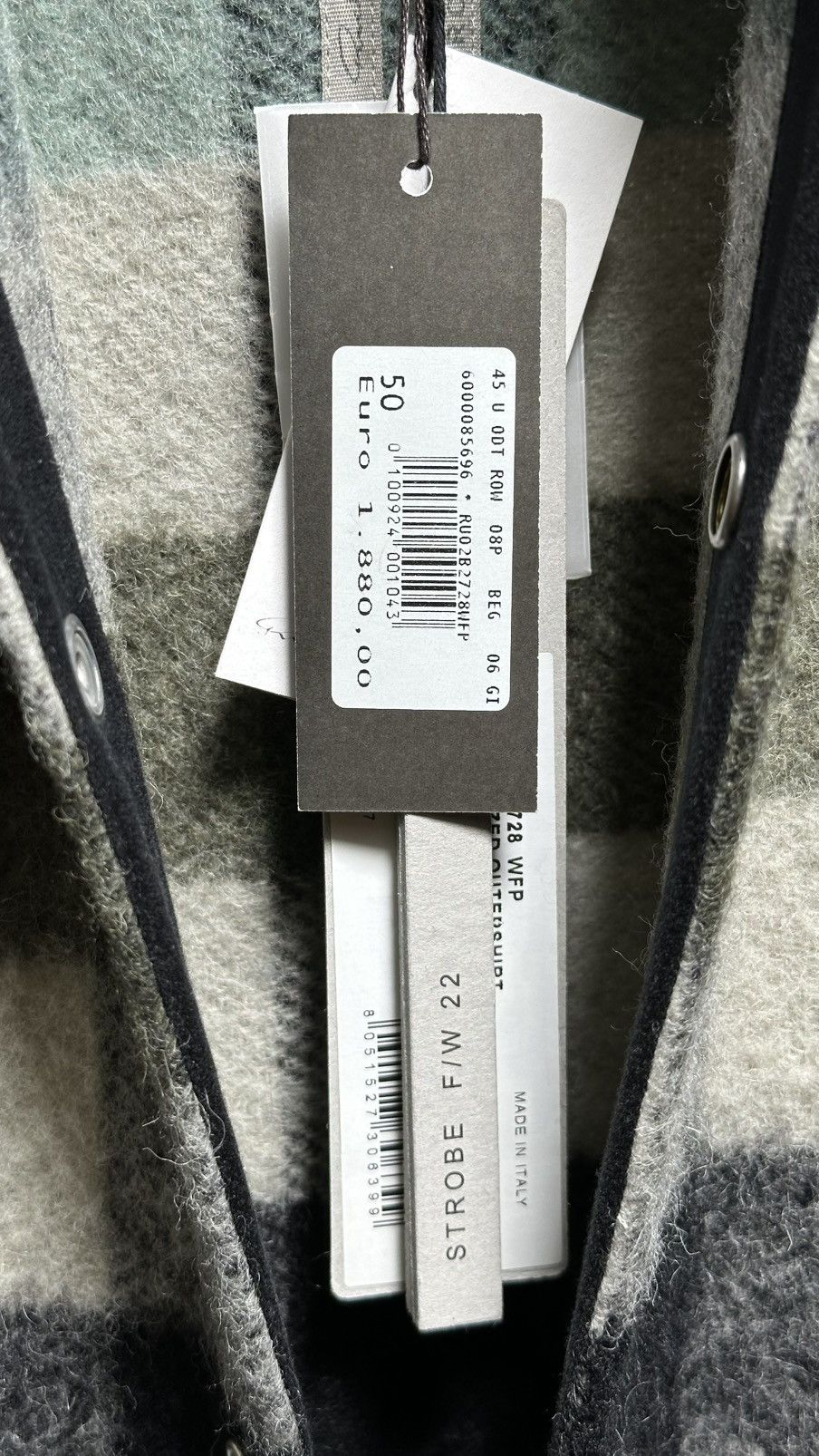 Rick Owens STROBE FW22 Oversized Outershirt. Size 50 Size US M / EU 48-50 / 2 - 6 Thumbnail