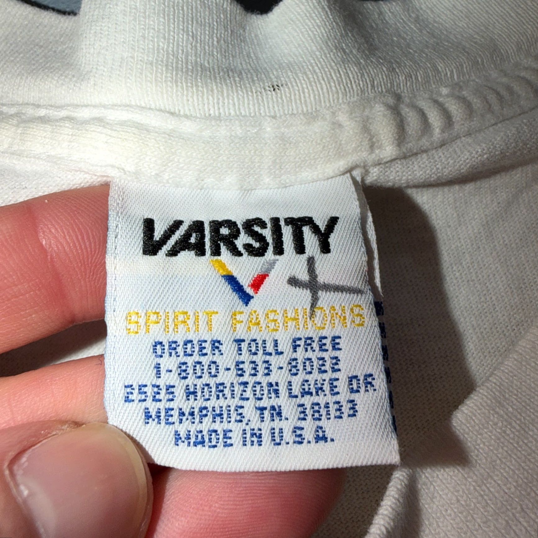 ESPIRIT VINTAGE UCA Cheerleader Athlete VTG T Shirt Men M White Shirt Y2K 2000s College Spirit Football Promo Size US M / EU 48-50 / 2 - 4 Thumbnail
