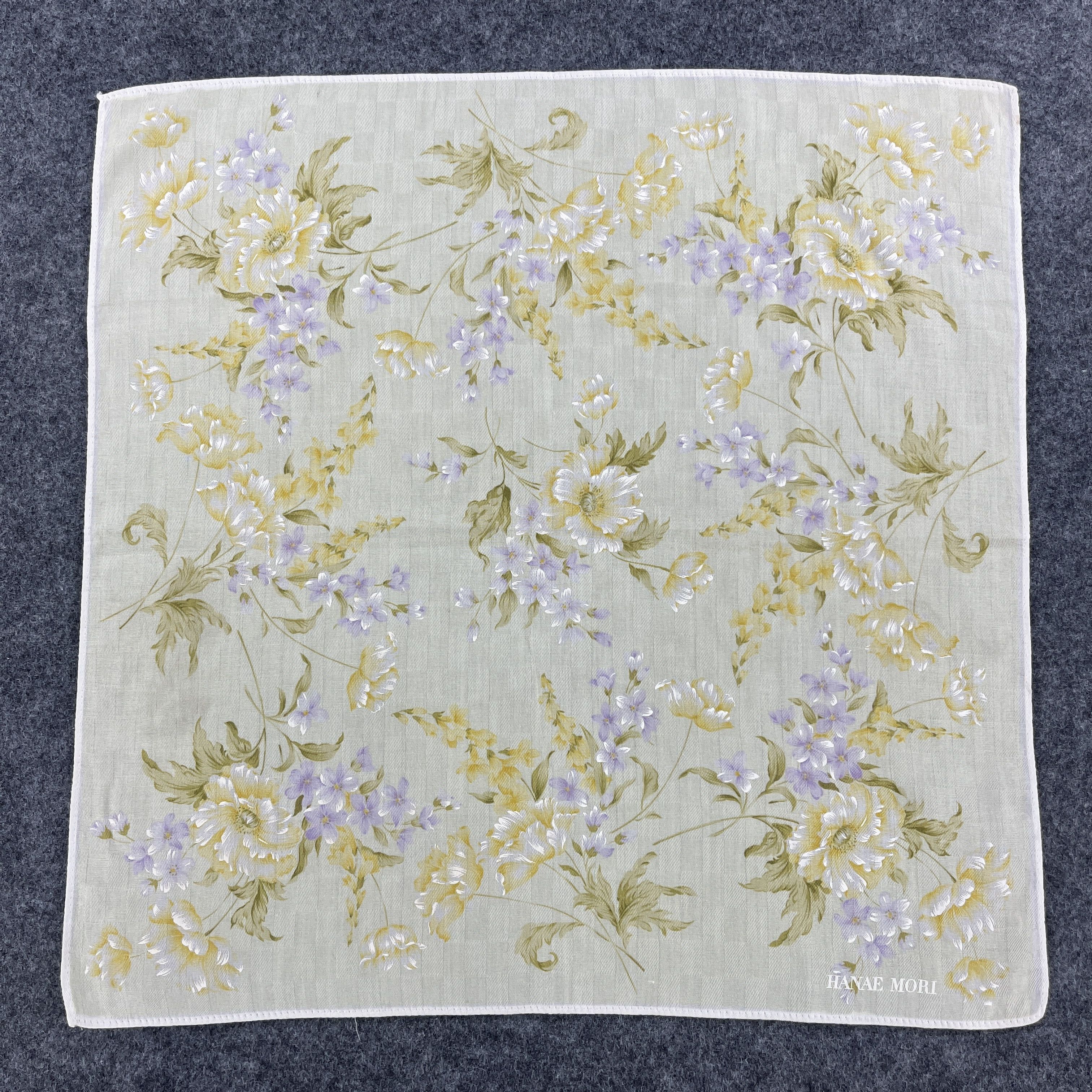 Japanese Brand Hanae Mori Bandana / Handkerchief / Neckerchief B040 Size ONE SIZE - 9 Thumbnail