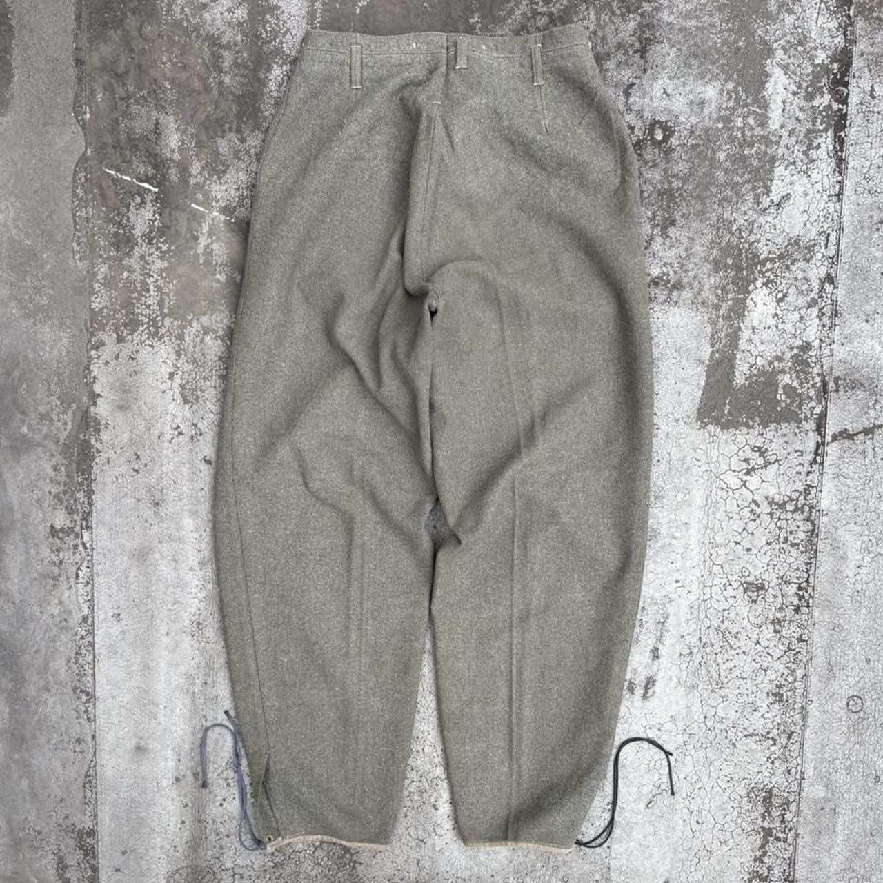 Vintage Vintage 50s M39 Swedish Military Wool Field Trouser Pants Size US 30 / EU 46 - 2 Thumbnail