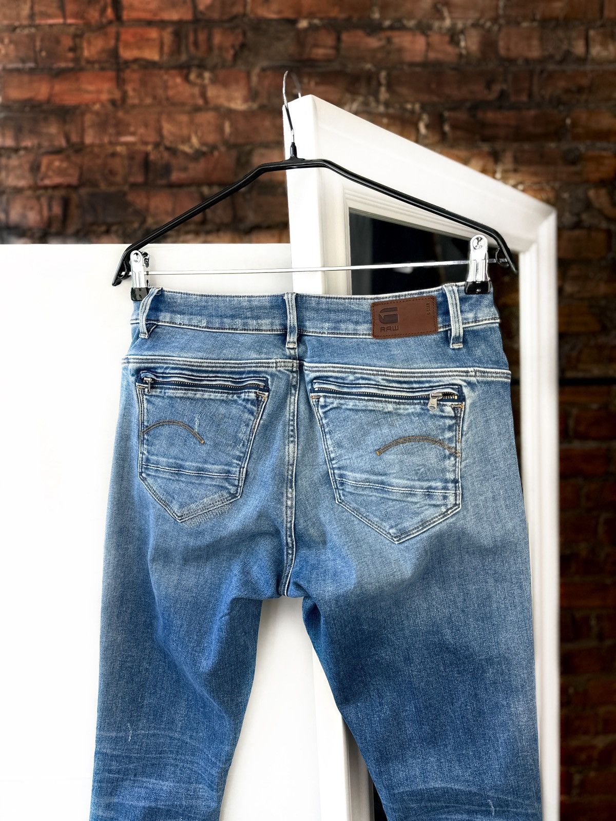 G-Star Women’s Jeans G-Star Raw Midge Zip Mid Skinny Blue Stretch Size 32" / US 10 / IT 46 - 9 Thumbnail