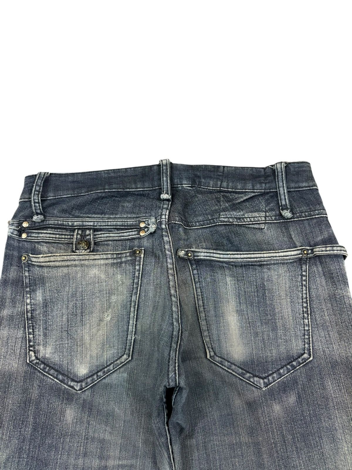 Japanese Brand Vintage Japanese Brand Mud Wash Distressed Jeans Size US 32 / EU 48 - 8 Thumbnail