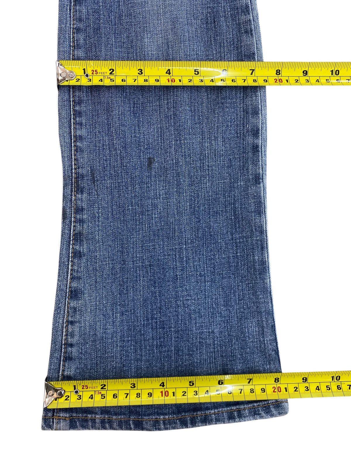 Japanese Brand Japanese Brand Faded Blue Flared Jeans Y2K Style Size US 29 - 7 Thumbnail