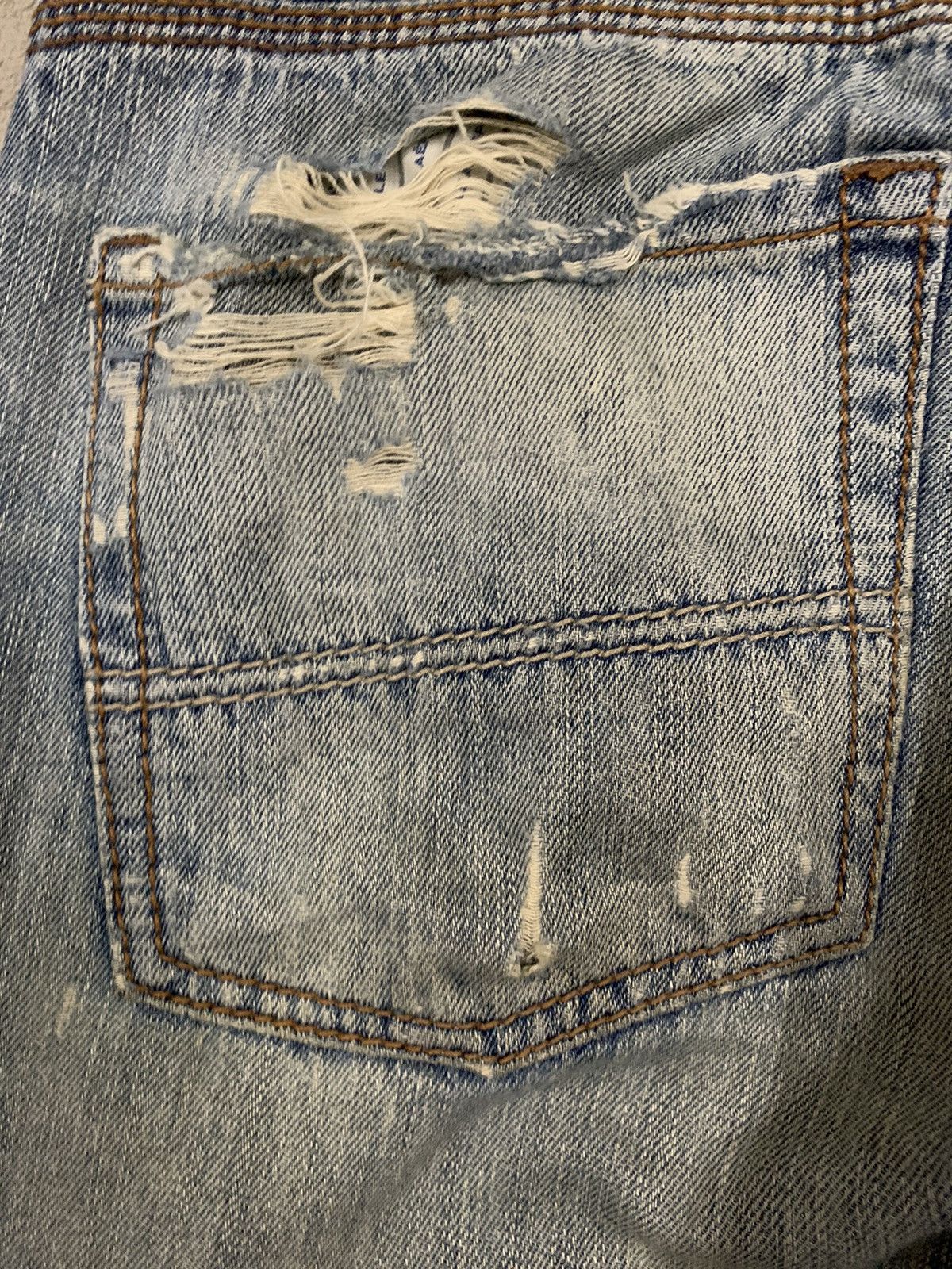 Aeropostale Vintage Aeropostale Mud Wash Distressed Grunge Jeans Size US 30 / EU 46 - 13 Thumbnail