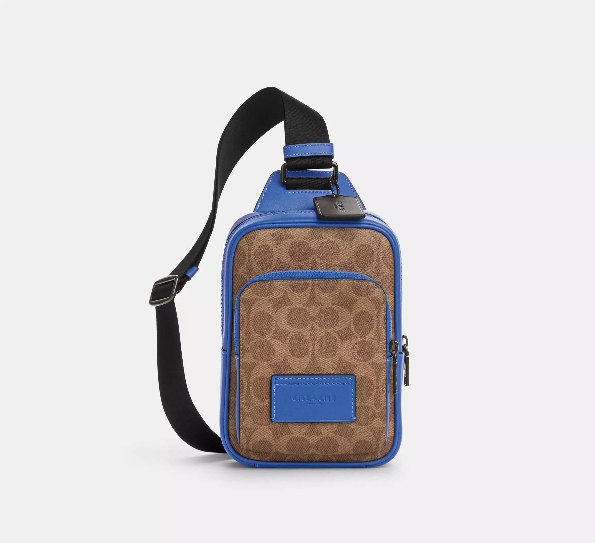 Coach Racer Sling Pack In Colorblock Signature Canvas CY912 Size ONE SIZE - 6 Thumbnail