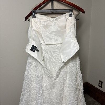 Adrianna Papell Adrianna Papell strapless rosette Sweetheart neckline Long G Size S / US 4 / IT 40 - 7 Thumbnail