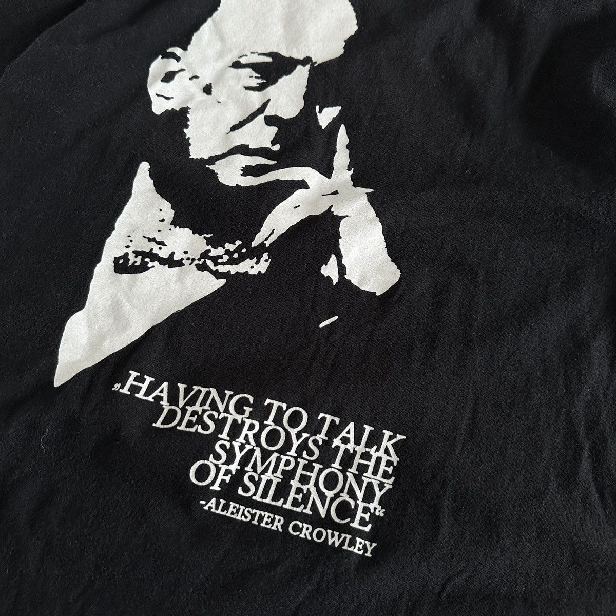 Arts & Science Vintage 00s Aleister Crowley poet mystic ocultist rare y2k Size US M / EU 48-50 / 2 - 4 Thumbnail