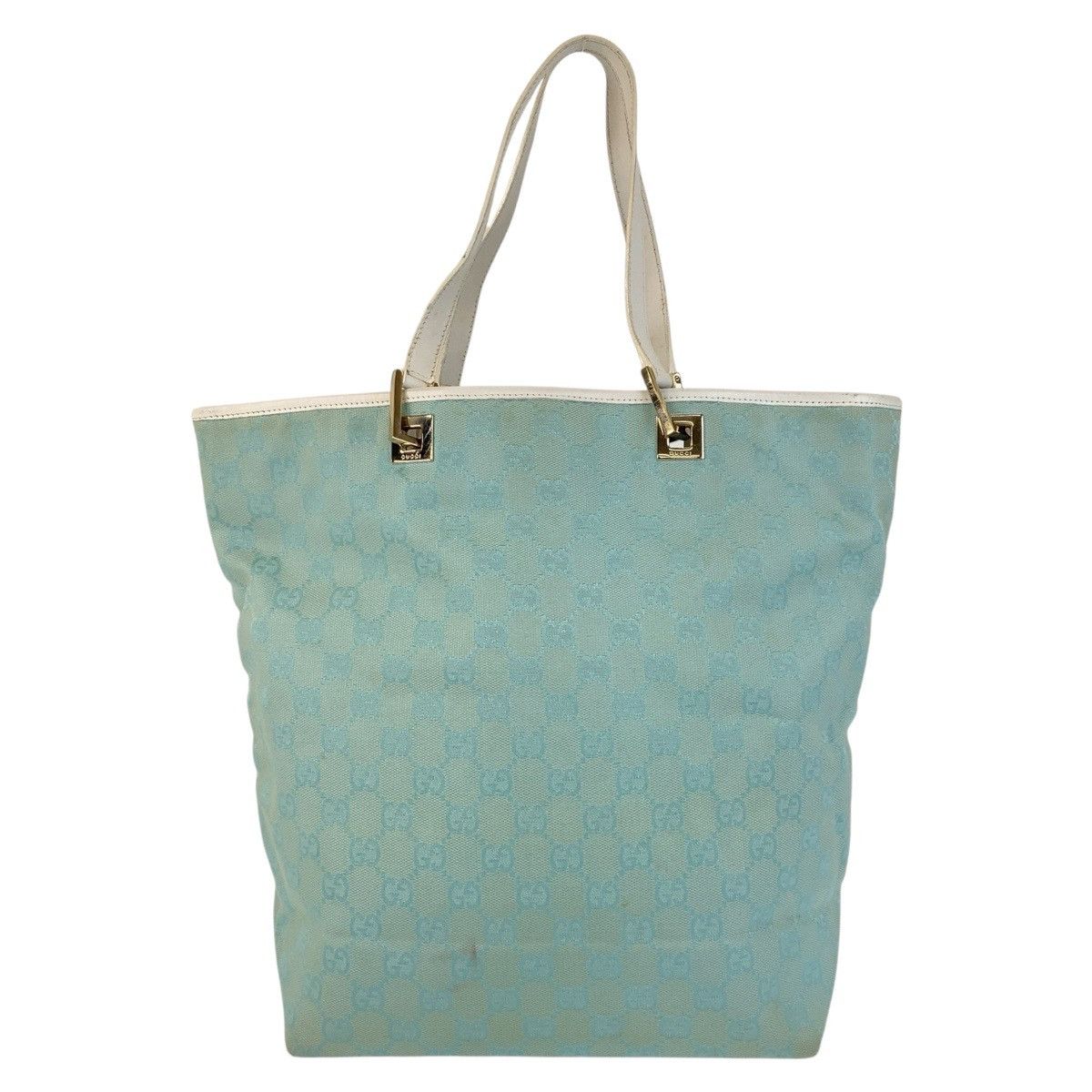 Gucci Gucci Gucci GG Canvas Leather 2way Tote Bag Canvas Shoulder Bag 002 1098 DUTY FREE for USA Size ONE SIZE - 1 Thumbnail