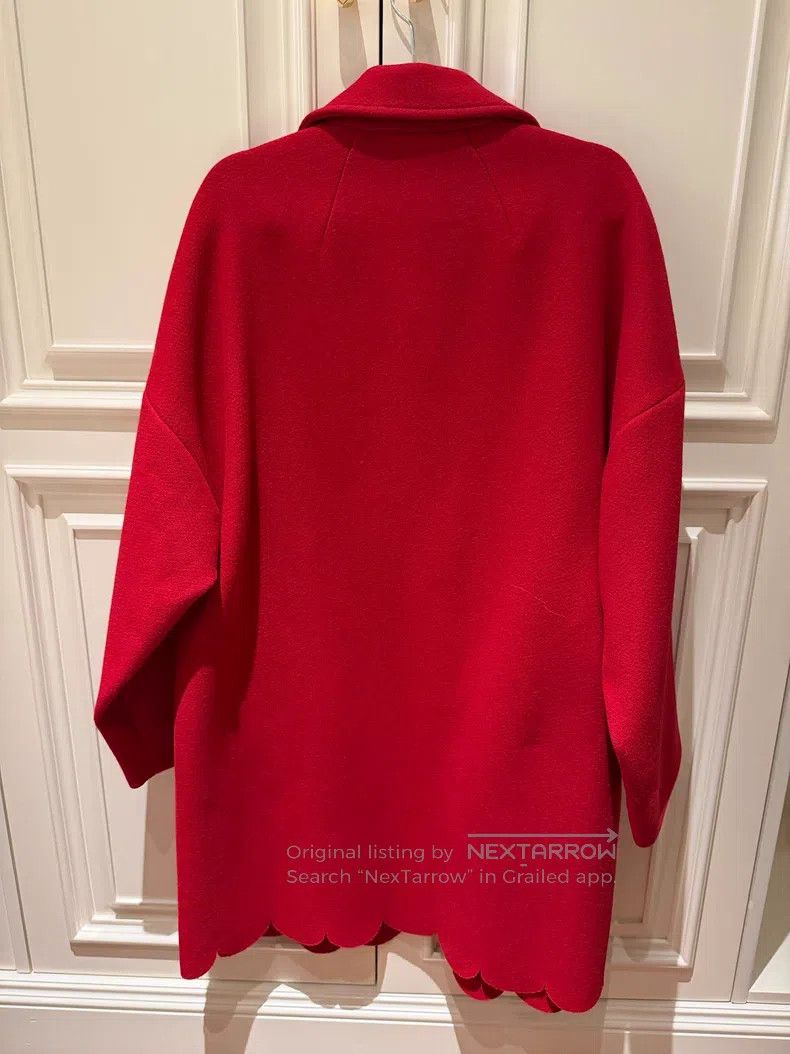 Valentino Valentino Big red coat Size XXS / US 00 / IT 34 - 2 Thumbnail