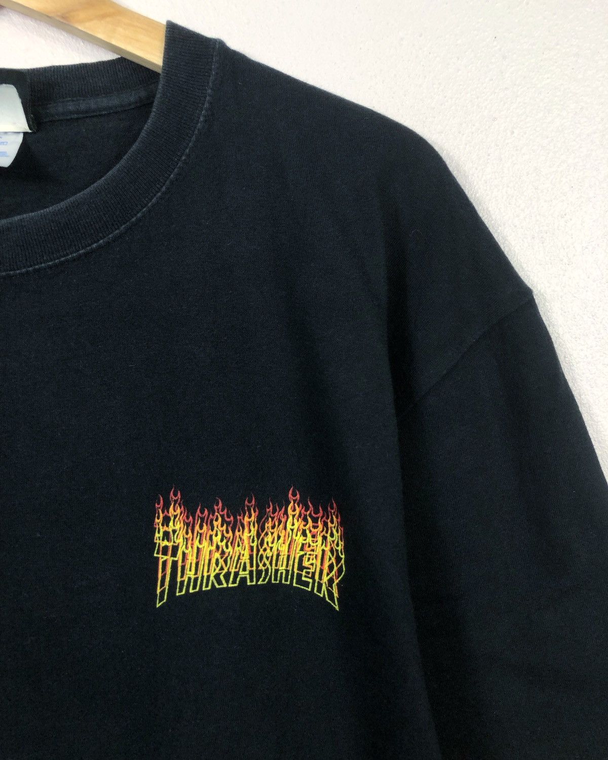 Thrasher Rare Vintage Thrasher Magazine Skateboard Tee Size US XL / EU 56 / 4 - 3 Thumbnail