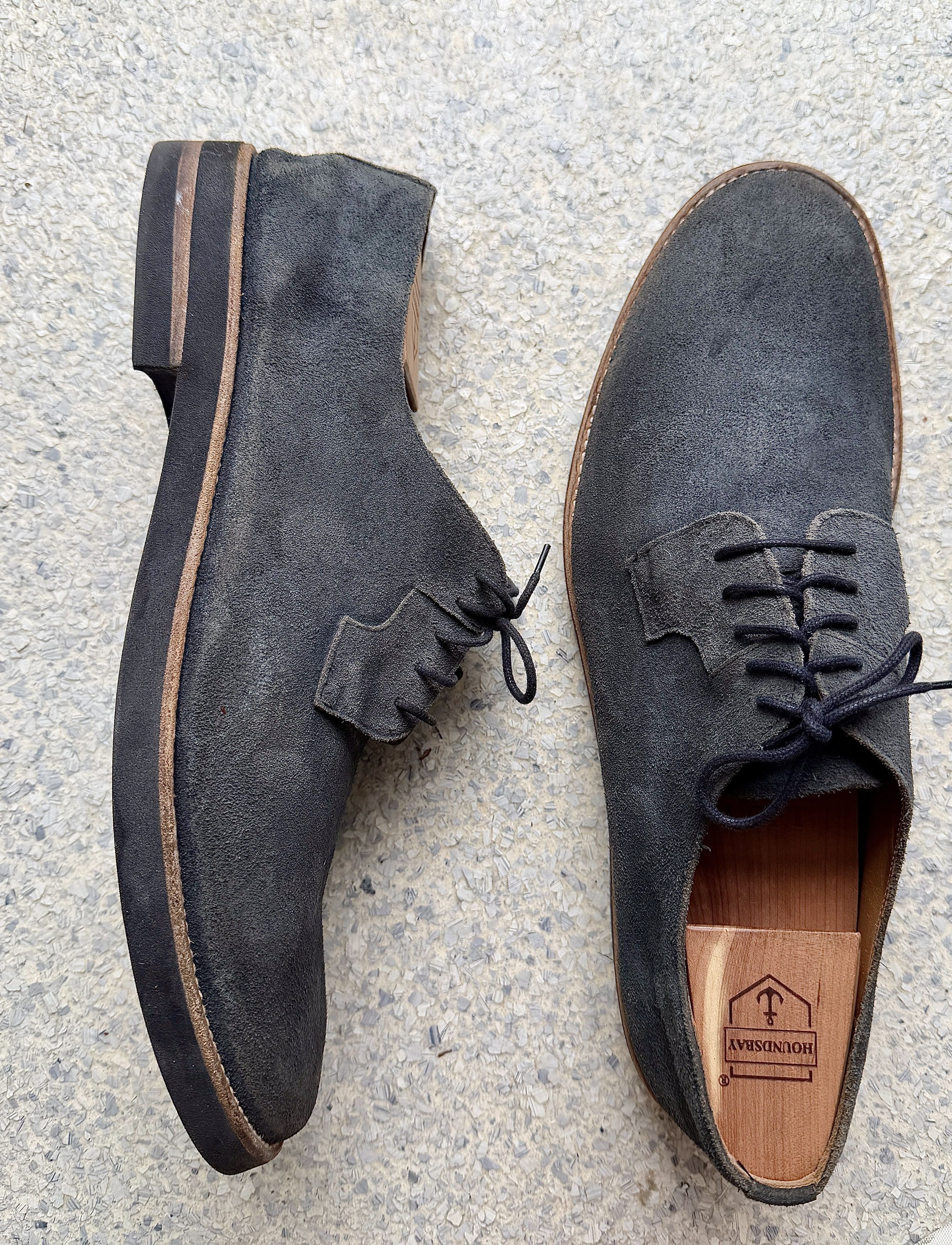 Maison Margiela Margiela Line 22 shoe black charcoal grey distressed sz 12 Size US 12 / EU 45 - 3 Thumbnail