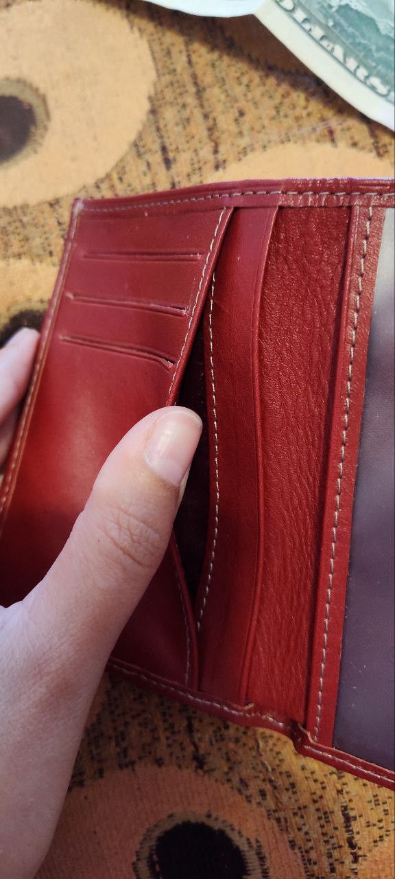 Leather Women's leather Wallet Scarlet red Size ONE SIZE - 8 Thumbnail