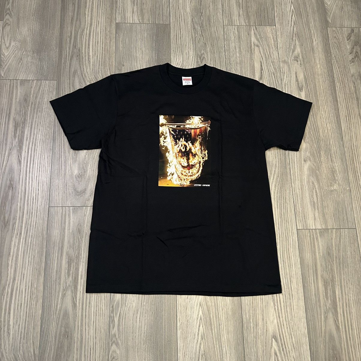 Supreme Supreme Spitfire Flag Tee (Black) | Grailed