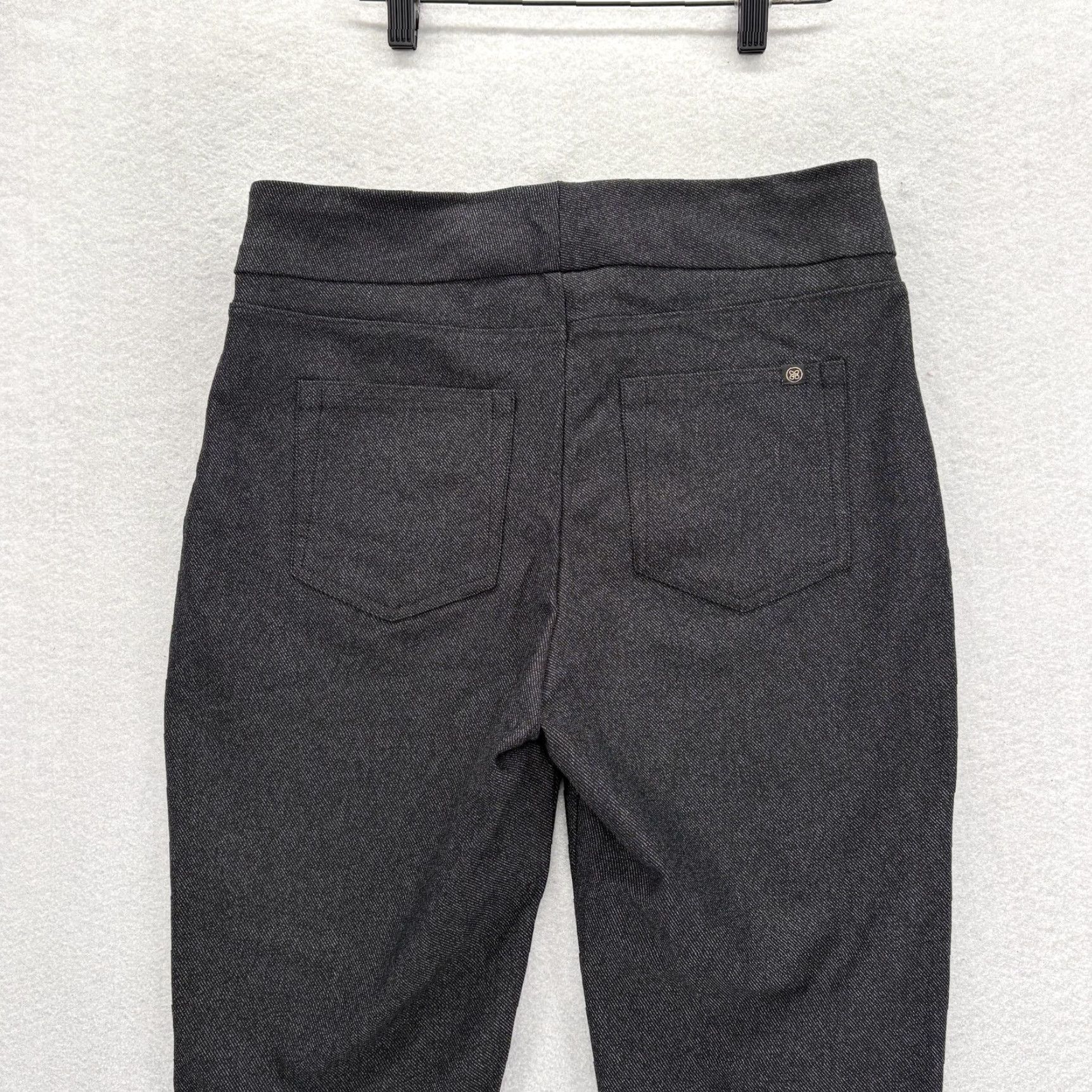 Vintage Honeylove Pants Womens Large Gray Hidden Smoothing Stretch Pull-On Slim Ankle Ponte Size 36" / US 14 / IT 50 - 4 Thumbnail