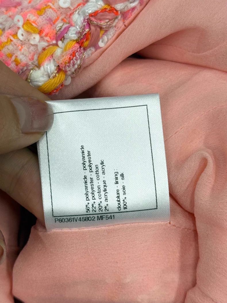 Chanel Chanel Cruise series pink sequined long jacket Size XS / US 0-2 / IT 36-38 - 7 Thumbnail