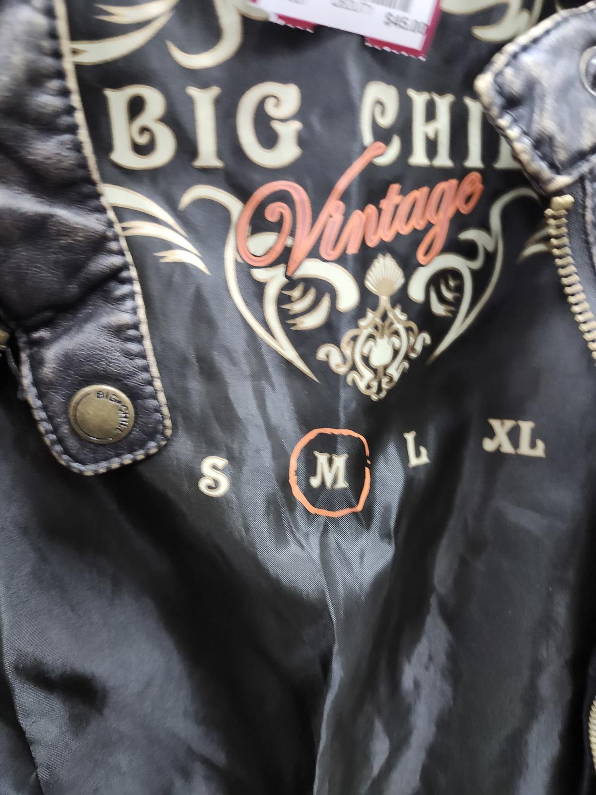 Designer Big Chill Vintage Bomber Jacket Size US M / EU 48-50 / 2 - 2 Thumbnail