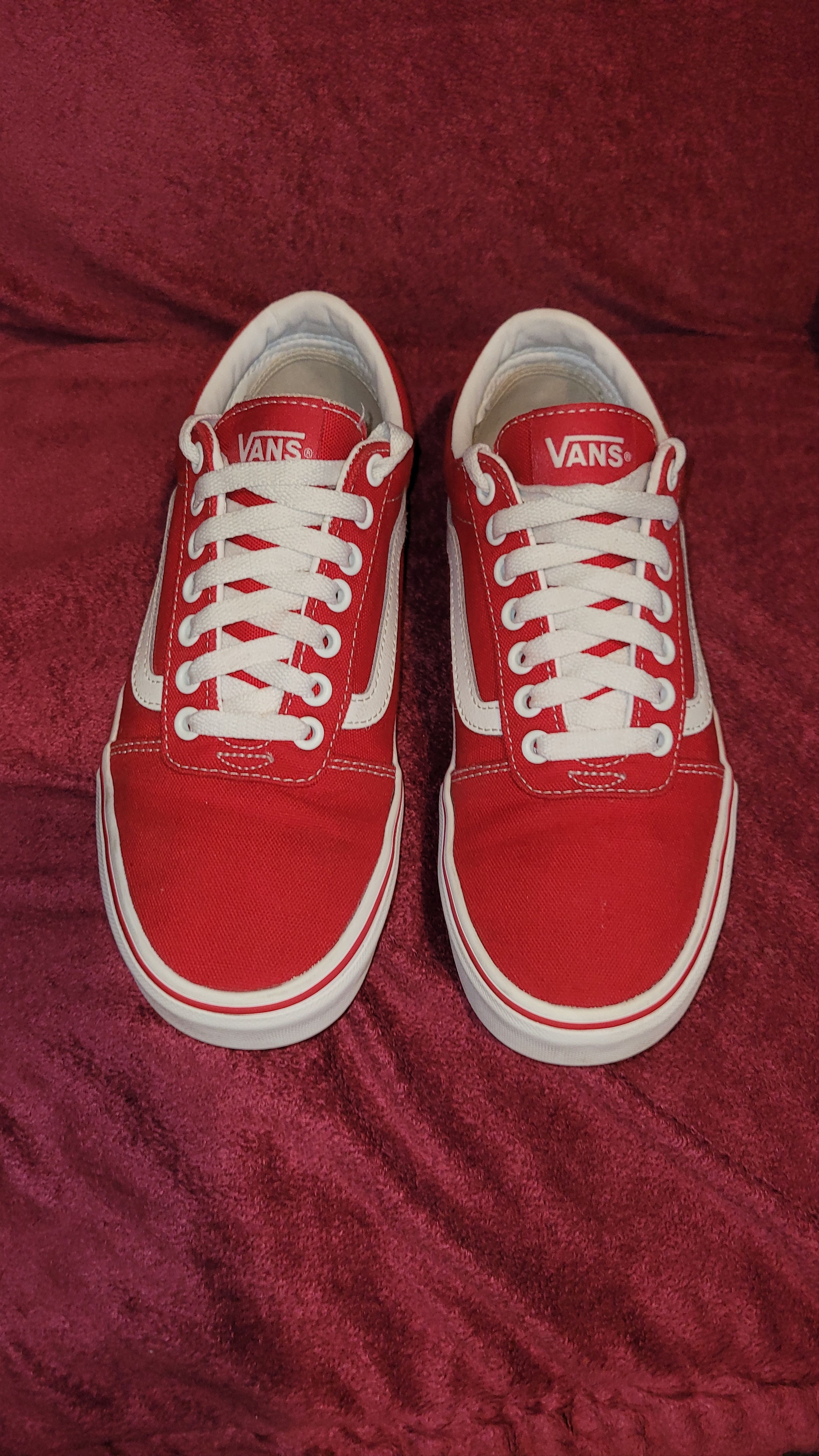 Vans Red Low Vans Size US 9.5 / IT 39.5 - 6 Thumbnail