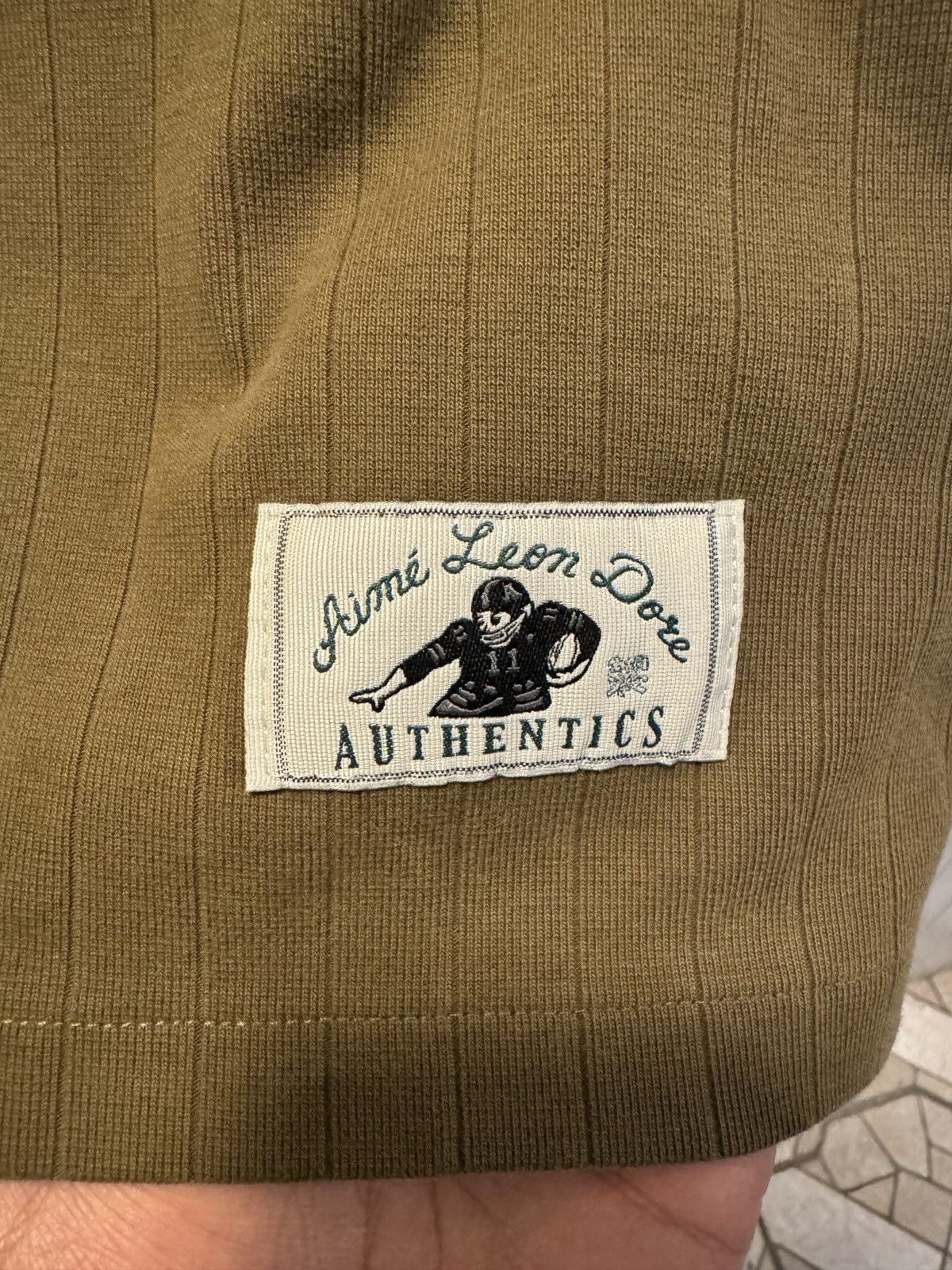 Aime Leon Dore AW24 AIME LEON DORE KHAKI FOOTBALL PRACTICE JERSEY SMALL ALD Size US S / EU 44-46 / 1 - 3 Thumbnail