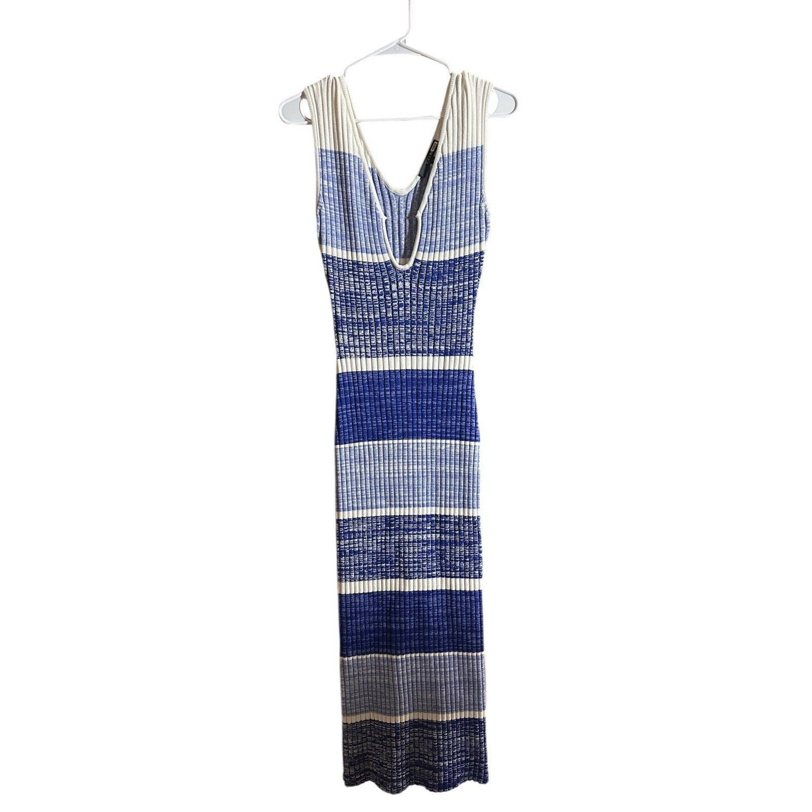 Other Toccin Womens Sadie Sleeveless Striped Midi Dress Msrp $395 Size S / US 4 / IT 40 - 4 Thumbnail