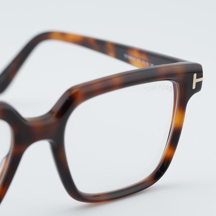 Tom Ford Tom Ford FT5889-B 053 Eyeglasses Havana 53mm Square Frame Size ONE SIZE - 9 Thumbnail