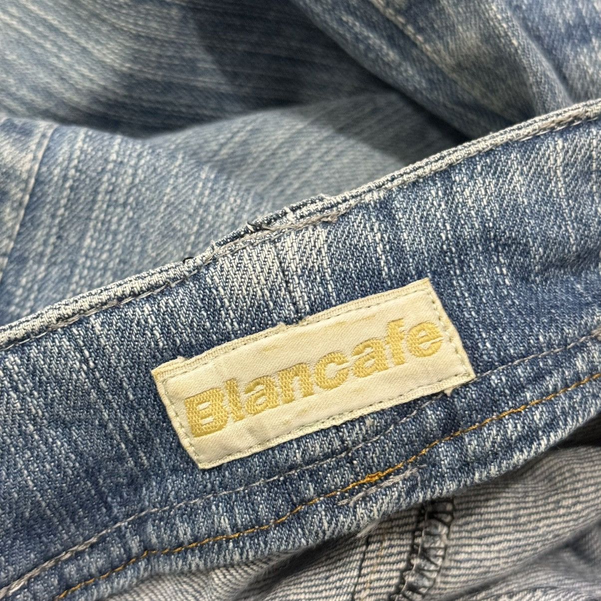 If Six Was Nine Vintage Blancafe Bootcut Distressed Denim Pants Size 28" / US 6 / IT 42 - 14 Thumbnail
