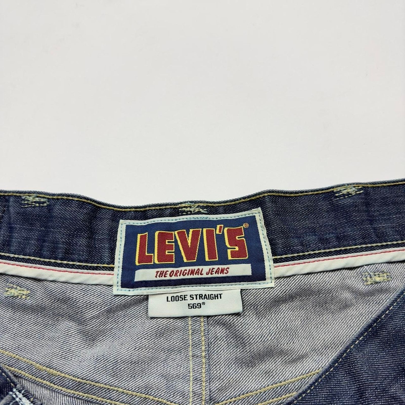 Levi's × StraightFaded Y2k Levi's Wide-Leg Baggy Streetwear Skater Denim Jeans Size US 38 / EU 54 - 6 Thumbnail
