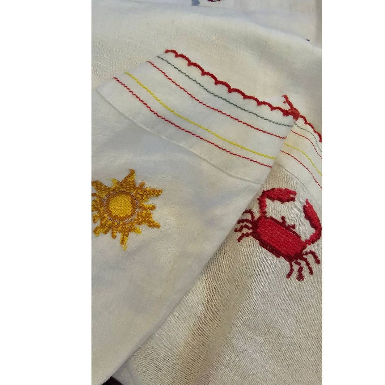 Anthropologie Intropia Needlepoint Embroidered Blouse $260 SIZE 38 MED Size M / US 6-8 / IT 42-44 - 4 Thumbnail