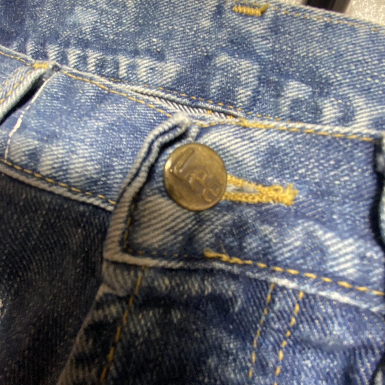 Lee Rare Lee Custom Embroidered Jeans Blue 32" Size US 32 / EU 48 - 4 Thumbnail