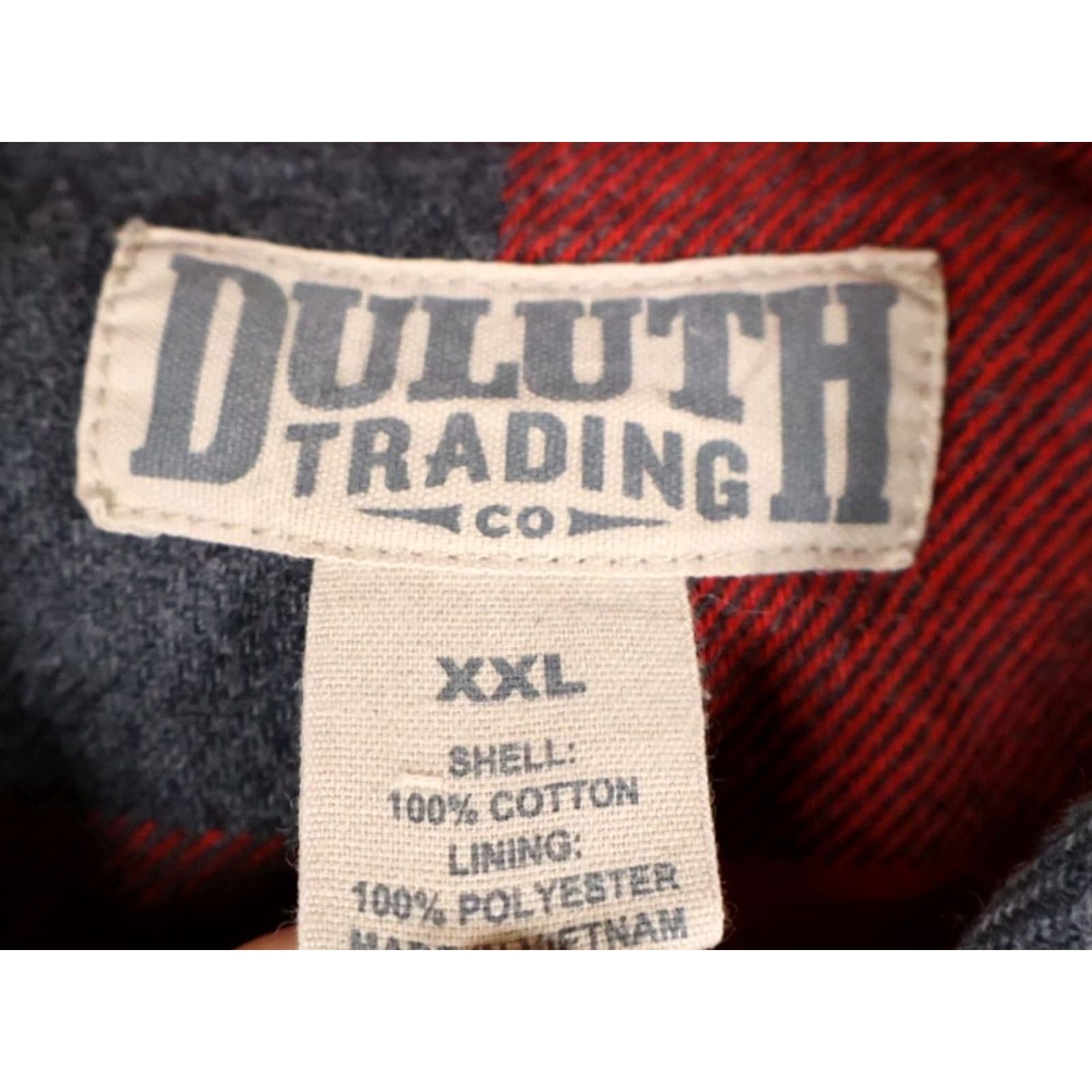 Vintage Duluth Fleece Lined Flannel Jacket Men 2XL Red Black Gray Snap Button Heavy Workwear Casual Modern Plaid Jacket Mens Size US XXL / EU 58 / 5 - 3 Thumbnail