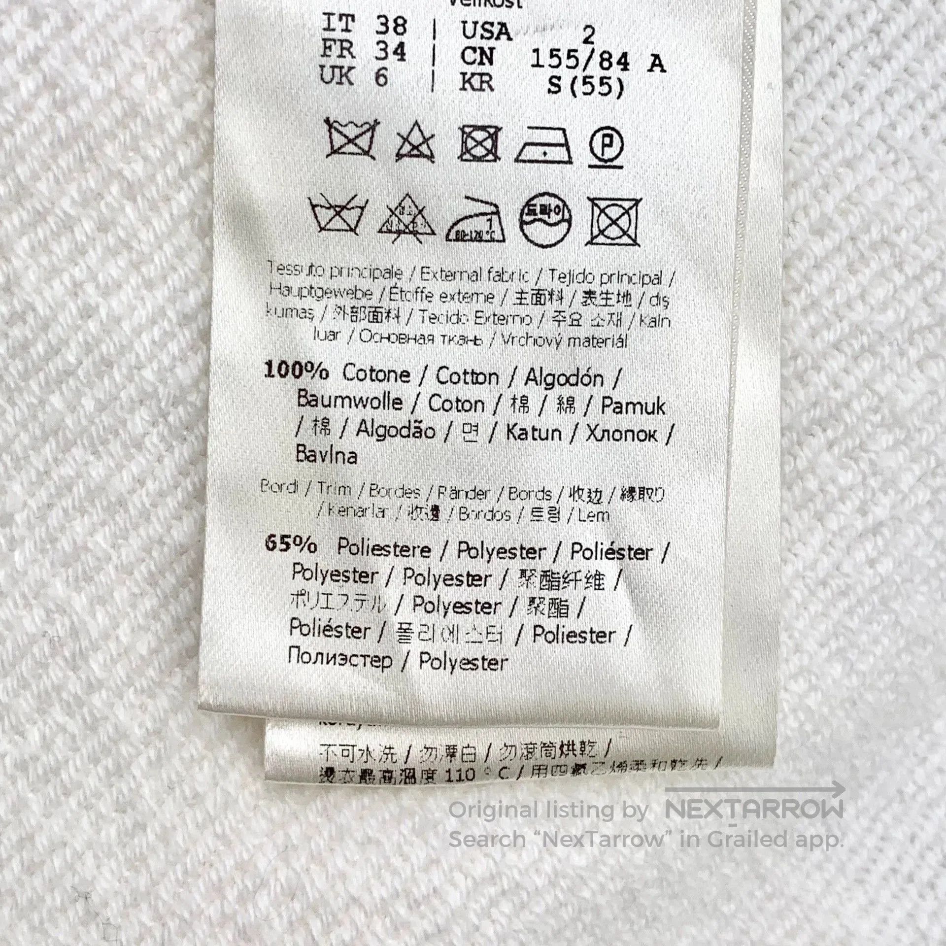 fendi women's sweatshirt in off-white color.