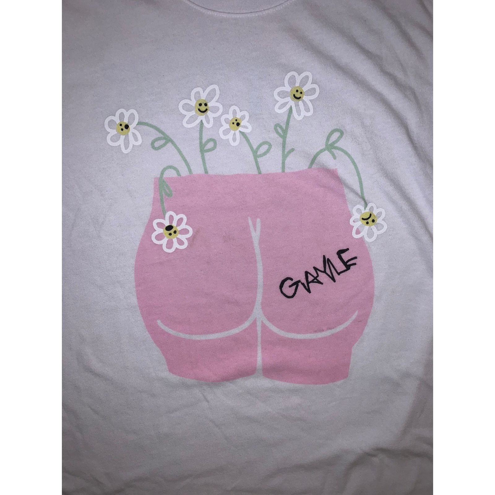Lucky Brand Gayle Scared But Trying Tour T Shirt Lucky Brand L NWT Size L / US 10 / IT 46 - 7 Thumbnail