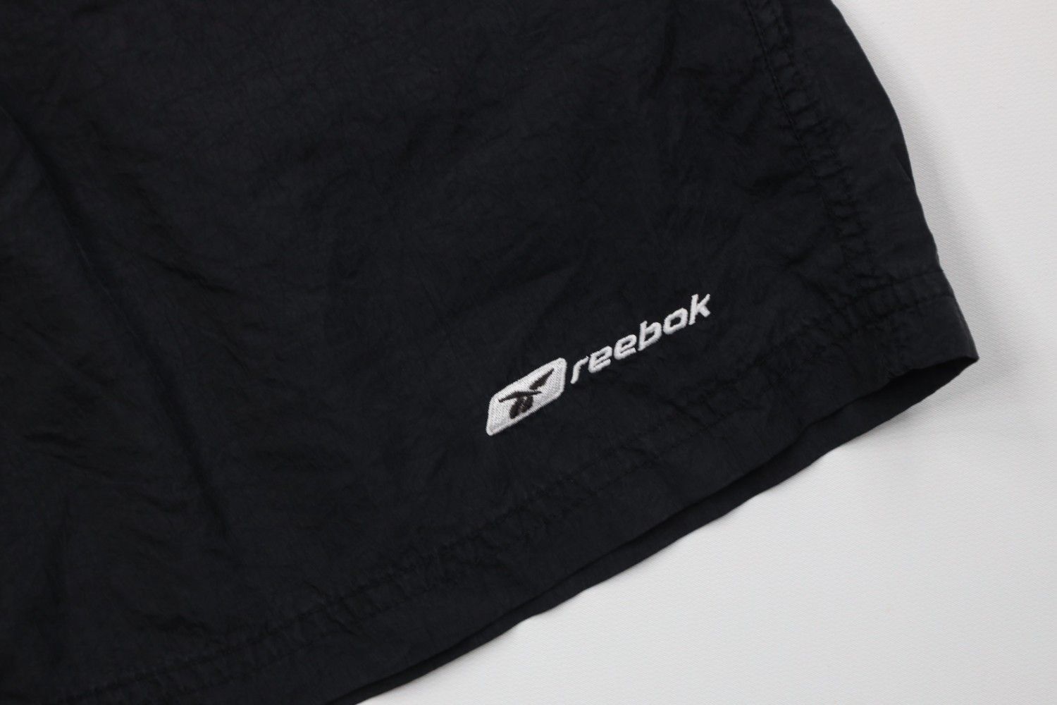 Reebok Vintage 90s Reebok Lined Running Jogging Soccer Shorts Black Size US 32 / EU 48 - 5 Thumbnail