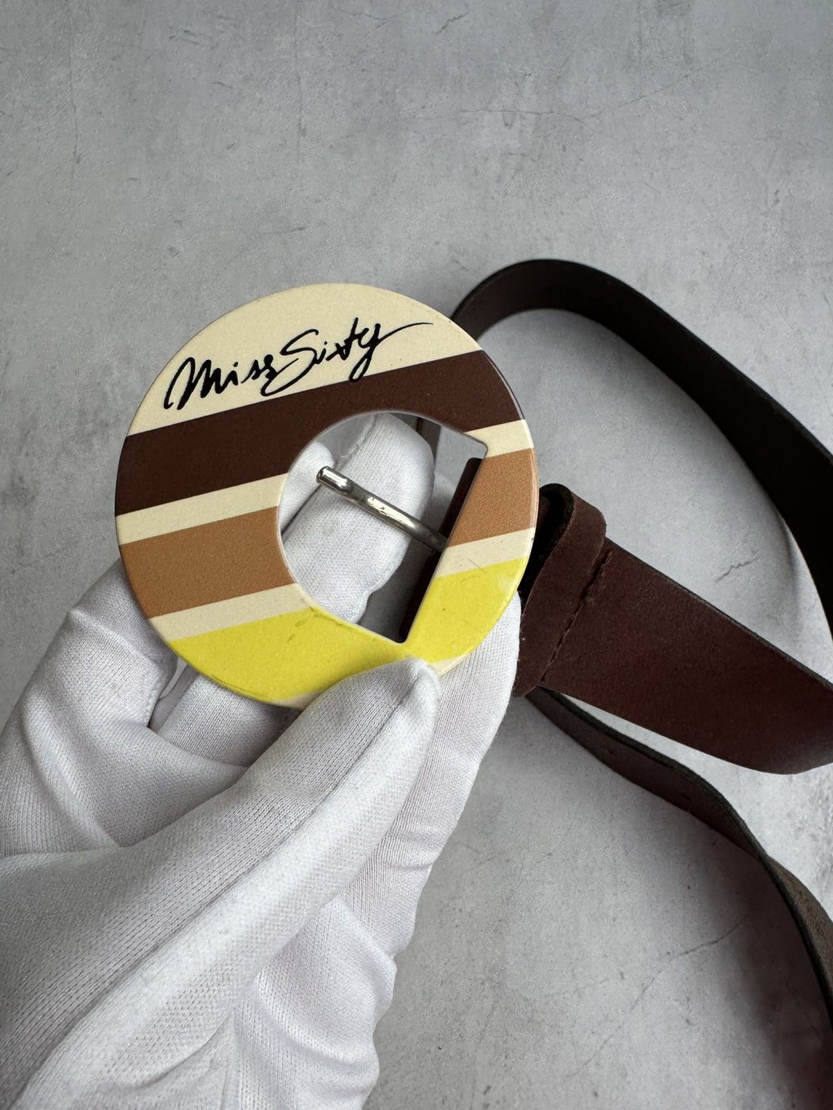 Miss Sixty Miss Sixty Leather Belt Vintage Size ONE SIZE - 4 Thumbnail