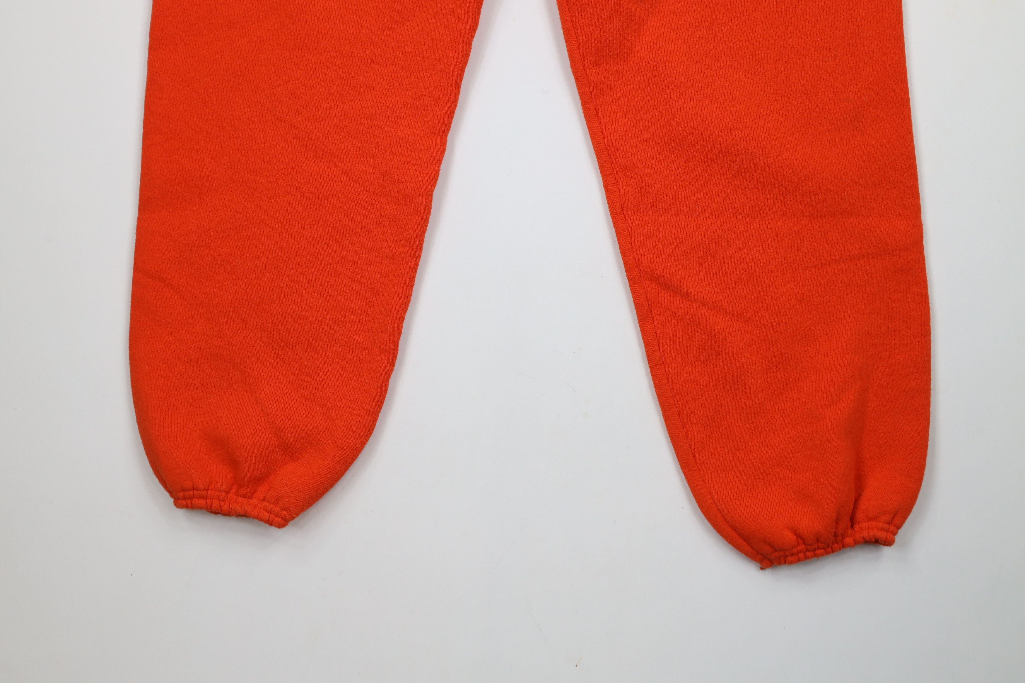 Vintage Vintage 90s Streetwear Heavy Sweatpants Joggers Orange USA Size US 38 / EU 54 - 4 Thumbnail