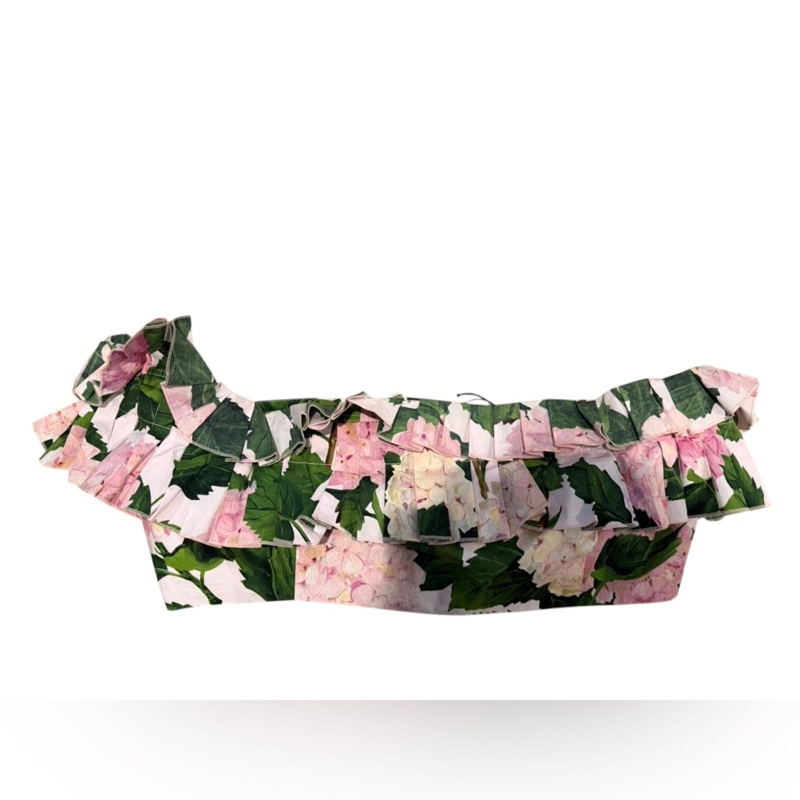 Oscar De La Renta Oscar de la Renta Off-Shoulder Floral Ruffle Detail Top 14 Size XL / US 12-14 / IT 48-50 - 6 Thumbnail