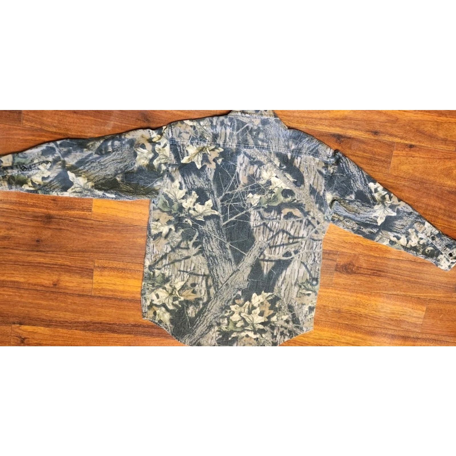 Vintage Cabela's Shirt Men L Tall LT Camo Mossy Oak Vintage Flannel Hunting Button-Up LS Size US L / EU 52-54 / 3 - 7 Thumbnail