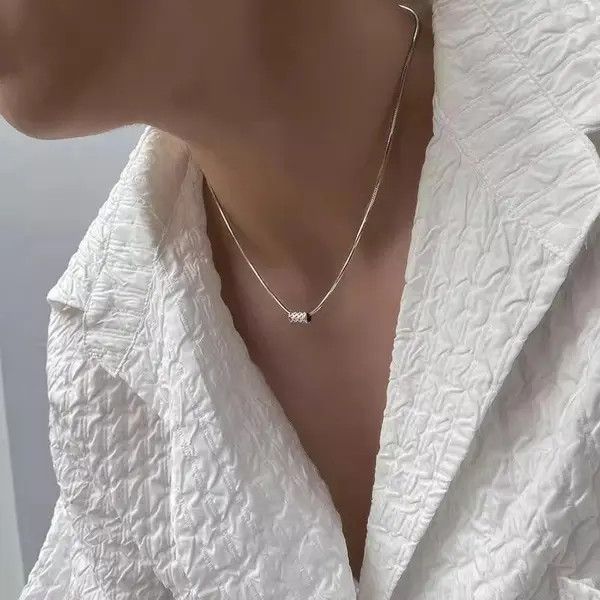 Jewelry Trendy Layered Silver Necklace Size ONE SIZE - 7 Thumbnail